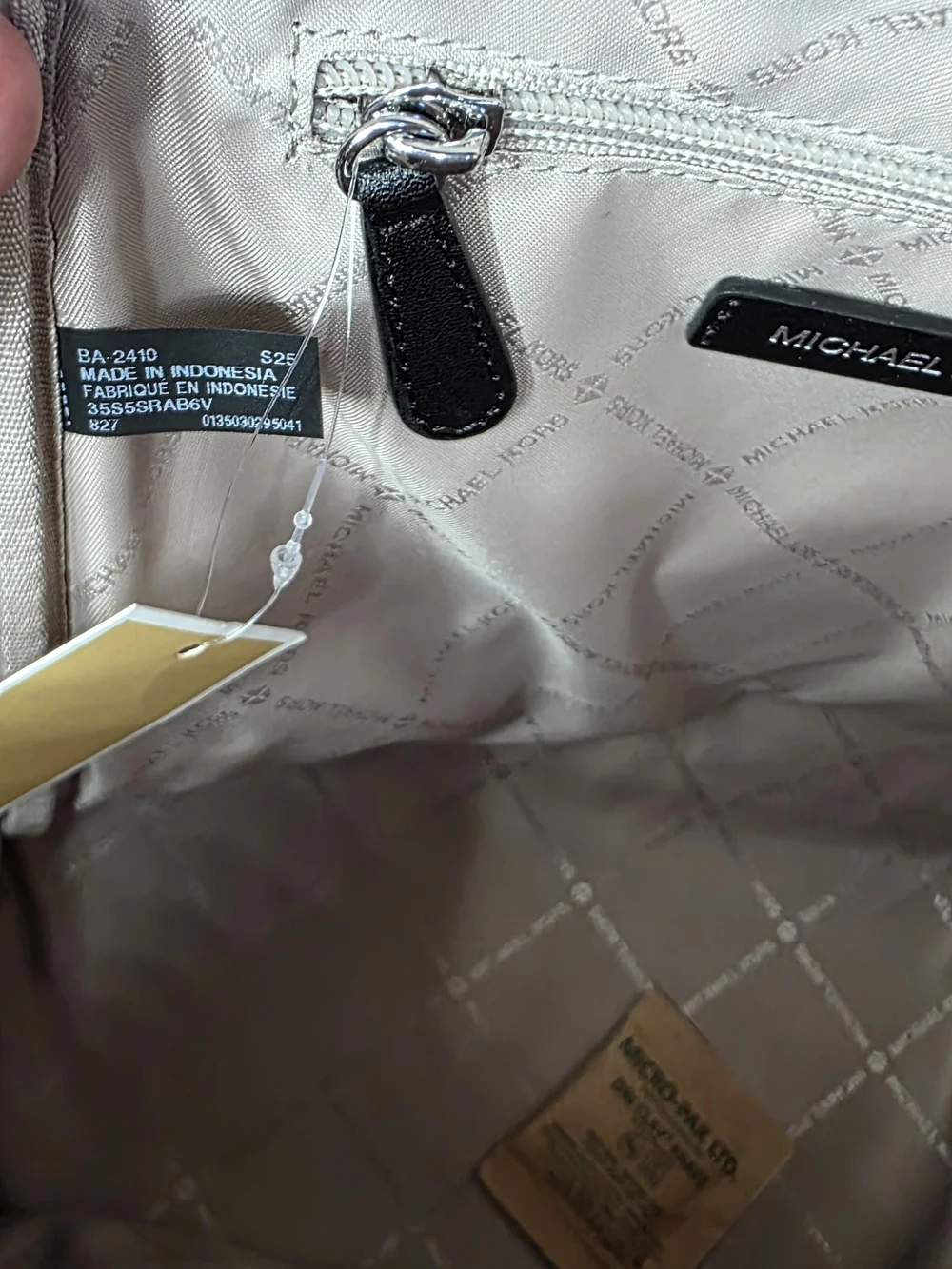Michael Kors Rhea Medium Backpack in Optic White Multi Colorblock - Picture 7 of 10